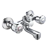 AMOK-66 Double handle wall mounted bath mixer