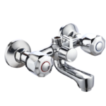 AMOK-66 Double handle wall mounted bath mixer