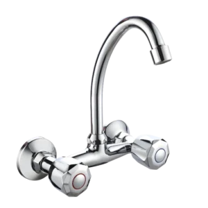AMOK-99- Style Classic, Double handle Wall Mounted kitchen mixer