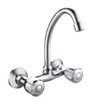 AMOK-99- Style Classic, Double handle Wall Mounted kitchen mixer