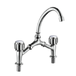 FERK-11B-style (classic)-Double handle deck mounted sink mixer