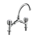 FERK-11B-style (classic)-Double handle deck mounted sink mixer