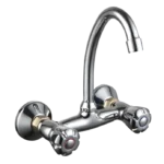 VSKCK01, double handle wall kitchen mixer