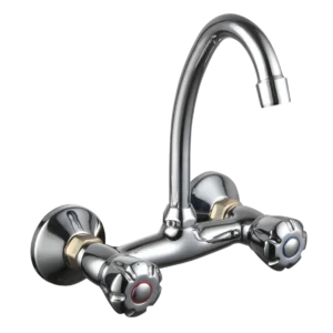 VSKCK01, double handle wall kitchen mixer