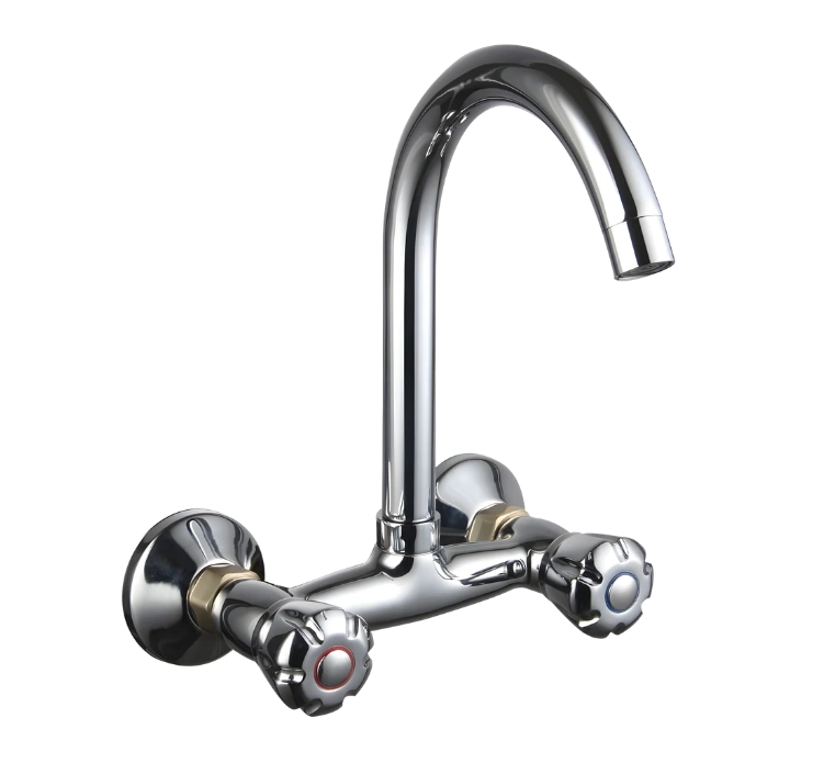 VSKCK02 double handle kitchen wall mounted mixer