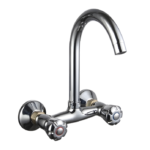 VSKCK02 double handle kitchen wall mounted mixer