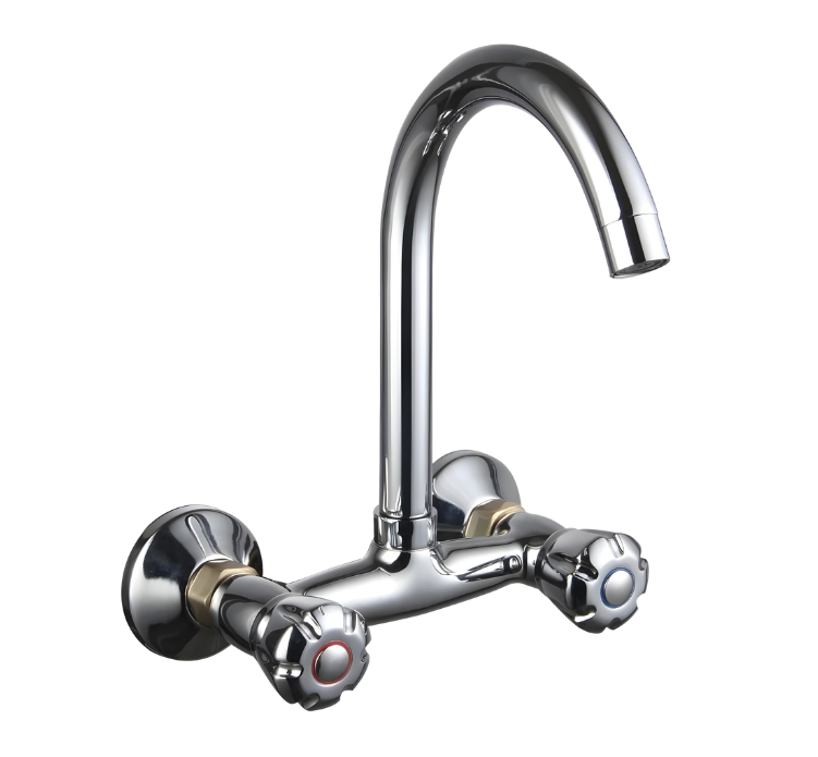 VSKCK02 double handle kitchen wall mounted mixer