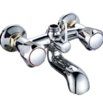WKT B01 double handle wall mounted bath mixer