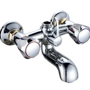 WKT B01 double handle wall mounted bath mixer