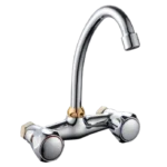 WKT K01- double handle wall kitchen mixer