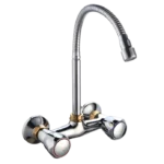 WKT KF- double handle wall mounted kitchen mixer