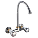 WKT KF- double handle wall mounted kitchen mixer