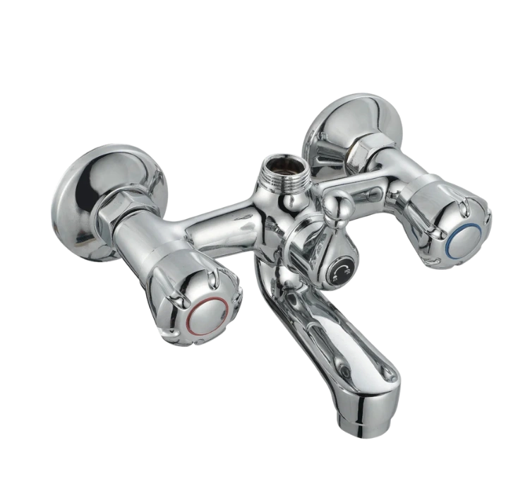 WSKT B01(Classic) double handle  wall mounted bath mixer