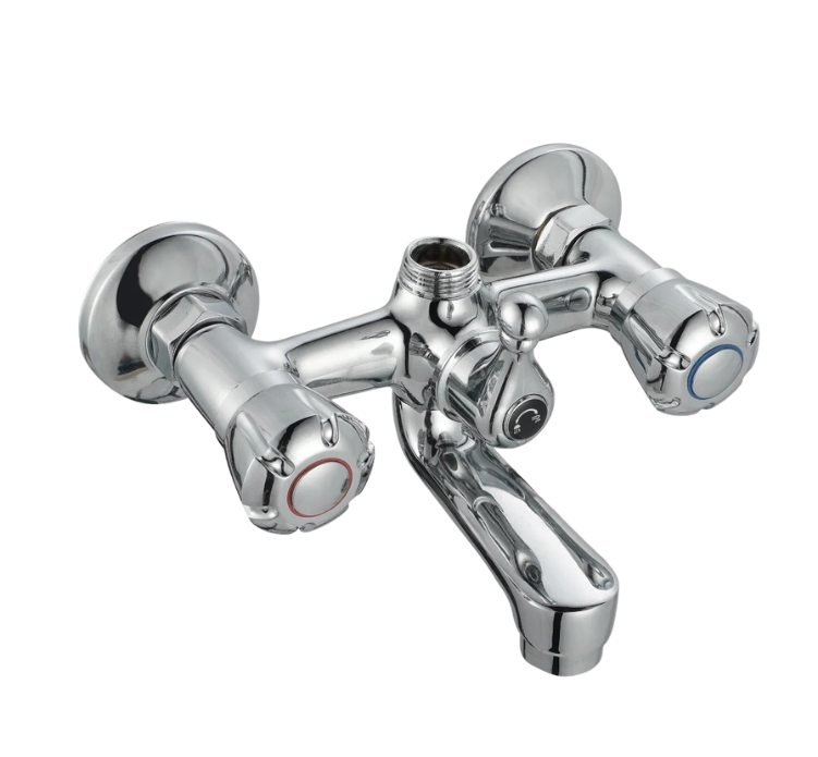 WSKT B01(Classic) double handle  wall mounted bath mixer