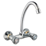 WSKT K01, double handle kitchen wall mounted mixer