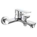 AURA 66 , Single lever Wall Mounted Bath Mixer