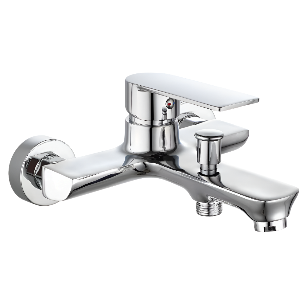 AURA 66 , Single lever Wall Mounted Bath Mixer
