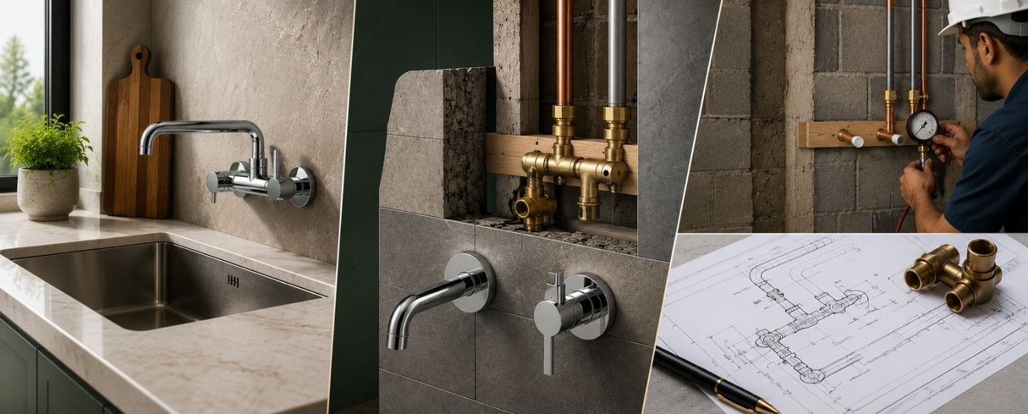 Wall Mounted Faucet Installation
